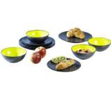 Campinggeschirr im Test: Melamingeschirr-Set Grey Color Line Lemon von Gimex, Testberichte.de-Note: ohne Endnote