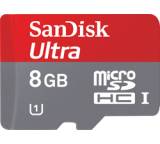 Speicherkarte im Test: Ultra microSDHC UHS-I 8GB (SDSDQUA-008G) von SanDisk, Testberichte.de-Note: 1.0 Sehr gut