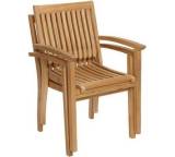 Stapelstuhl Andalusien (Teak, 2 Stk.)
