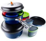 Campinggeschirr im Test: Bugaboo Alukochset Camper 4 Personen von GSI Outdoors, Testberichte.de-Note: 1.3 Sehr gut