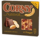 Müsliriegel im Test: Corny nussvoll - Erdnuss und Vollmilch von Schwartau, Testberichte.de-Note: 2.5 Gut