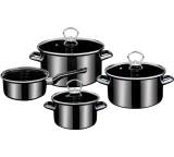 Kochtopf im Test: Profiblackstar Topf-Set (4-teilig) von GSW, Testberichte.de-Note: 2.2 Gut