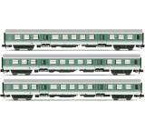 Modelleisenbahn im Test: Arnold 3-teiliges Wagen-Set DR Nahverkehrszug bestehend aus drei Halberstädter-Wagen der Bauart Byu von Hornby, Testberichte.de-Note: 2.0 Gut