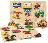Puzzle aus Holz Fahrzeuge