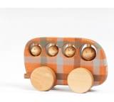 Holz-Bus mit Passagieren (VTL072)