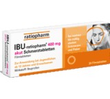Schmerz- / Fieber-Medikament im Test: IBU-Ratiopharm 400 mg akut, Filmtabletten von Ratiopharm, Testberichte.de-Note: 1.0 Sehr gut