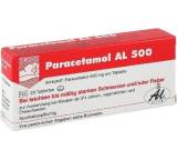 Paracetamol AL 500 Tabletten