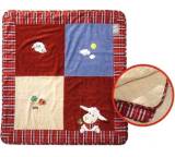 Krabbeldecke im Test: Sleepy Sheepy Organic Cotton, natur-blau-rot von Morgenstern, Testberichte.de-Note: 2.0 Gut