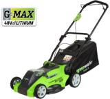 Rasenmäher im Test: G-MAX 40V 40cm von Greenworks, Testberichte.de-Note: ohne Endnote