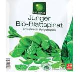 Junger Bio-Blattspinat