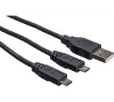 Gaming-Zubehör im Test: USB Y-Ladekabel PS4 von BigBen Interactive, Testberichte.de-Note: 2.0 Gut