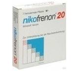 Suchterkrankungs-Medikament im Test: nikofrenon 20 Pflaster von Sanavita, Testberichte.de-Note: ohne Endnote