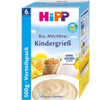 Babynahrung im Test: Bio-Milchbrei Kindergrieß von HiPP, Testberichte.de-Note: 5.0 Mangelhaft