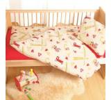 Bio-Bettwäsche Baustelle, natur- bunt