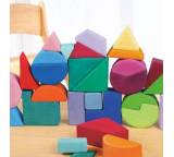 Holzbausteine Kunterbunt 30tlg. Bauelementfamilie 4x4