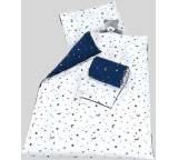 Hallo Baby Bettwäsche Sterne und Mond, blau/ weiß