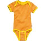 Baby-Body Halbarm, hellorange/ maisgelb