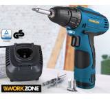 Akkuschrauber im Test: Akku-Bohrschrauber 12 V von Aldi Süd / Workzone, Testberichte.de-Note: ohne Endnote