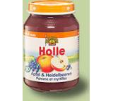 Apfel & Heidelbeeren mit Vollkornflocken