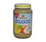 Birne und Apfel mit Haferflocken