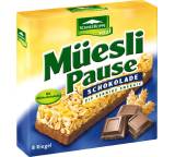 Müsliriegel im Test: Müesli-Pause Schokolade von Schneekoppe, Testberichte.de-Note: 3.5 Befriedigend