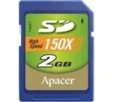 Speicherkarte im Test: 150x Hi-Speed SD Card (2 GB) von Apacer, Testberichte.de-Note: ohne Endnote