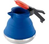 Faltbarer Silikon-Wasserkessel mit Edelstahlboden