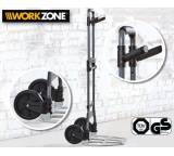 Sackkarre im Test: Vollklappbare Transportkarre von Aldi Süd / Workzone, Testberichte.de-Note: ohne Endnote