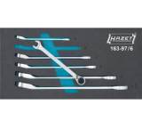 Werkzeug-Set im Test: Knarren-Ring-Maulschlüssel-Satz , 6-tlg. (163-97/6) von Hazet, Testberichte.de-Note: ohne Endnote