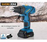 Akkuschrauber im Test: Akku-Bohrschrauber 16 V von Aldi Süd / Workzone, Testberichte.de-Note: ohne Endnote