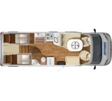 Wohnmobil im Test: Tramp SL 704 150 Multijet 6-Gang manuell (109 kW) von Hymer, Testberichte.de-Note: 2.3 Gut