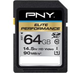 SDXC Elite Performance Class 10 UHS-I 64GB (P-SDX64U1H-GE)