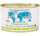 Alleinfuttermittel mit Rind, Dinkel & Zucchini