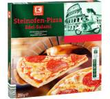 Pizza im Test: Steinofen-Pizza Edel-Salami von Kaufland / K-Classic, Testberichte.de-Note: 2.4 Gut
