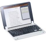 Tablet-PC-Zubehör im Test: Aufsteckbare Bluetooth-Tastatur für iPad mini  /mini 2 / mini 3 von GeneralKeys, Testberichte.de-Note: ohne Endnote