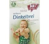 Babynahrung im Test: Vollkorn Dinkelbrei von Ja! Natürlich, Testberichte.de-Note: 5.0 Mangelhaft