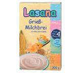 Babynahrung im Test: Grieß-Milchbrei von Lasana, Testberichte.de-Note: 5.0 Mangelhaft