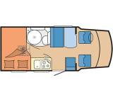 Wohnmobil im Test: Siesta V60 GF 115 Multijet 5-Gang manuell (85 kW) von Hobby, Testberichte.de-Note: ohne Endnote