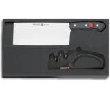 Küchenmesser im Test: Gourmet Messersatz 9282 (Chinesisches Kochmesser + Messerschärfer) von Wüsthof, Testberichte.de-Note: 1.5 Sehr gut