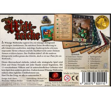 Produktbild Schwerkraft-Verlag Winzige Weltreiche