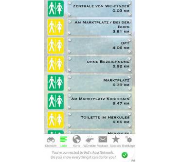 Produktbild sg-pages WC-Finder 1.2 (für iOS)