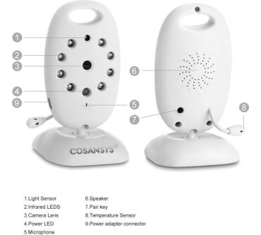Produktbild Cosansys 2-Zoll-Baby-Monitor