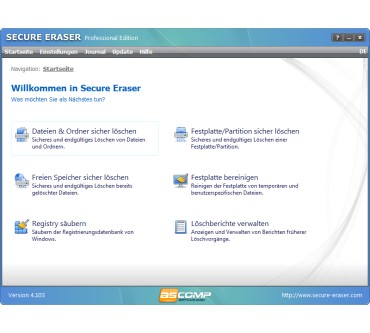 Produktbild ASCOMP Software Secure Eraser 4