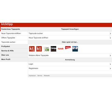 Produktbild Kicktipp App