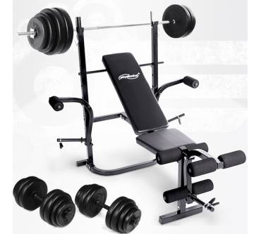 Produktbild Physionics Hantelbank mit Lang- & Kurzhanteln (HNTLB01/C-SET1)