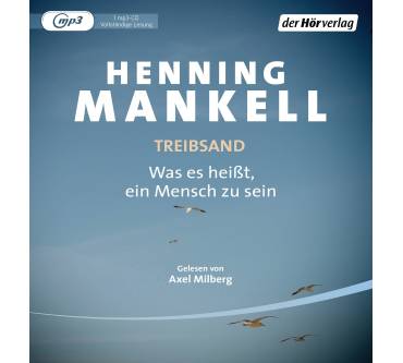 Produktbild Henning Mankell Treibsand. Was es heißt, ein Mensch zu sein