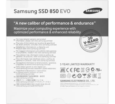 Produktbild Samsung SSD 850 EVO 