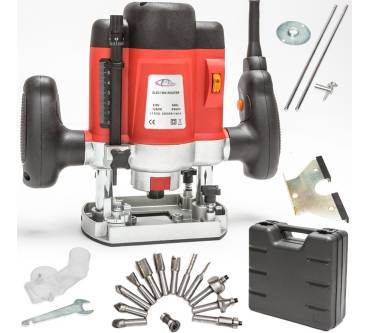 Produktbild TecTake Oberfräse 1200 Watt inkl. Zubehör