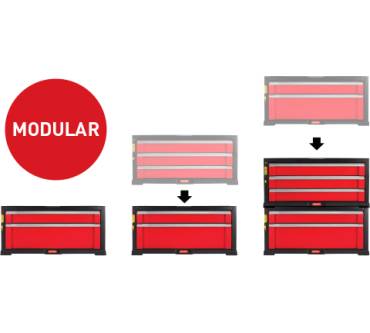 Produktbild Keter Werkzeugwagen mit 7 Schubladen (22148)