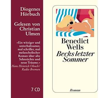 Produktbild Benedict Wells Becks letzter Sommer